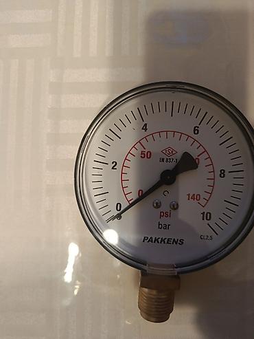 manometr: Pakkens mexaniki manometr - Tiplər: EN 837-1 standartlı analoq — 1