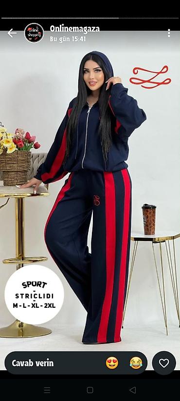 is geyimi: Qadınlar üçün sport dəst Model: iki hissəli idman geyimi — 1
