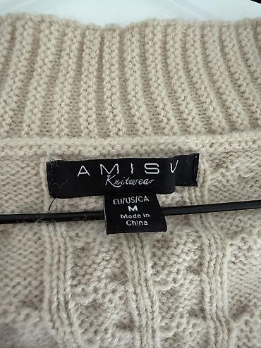 mona farmerke: Ženski kardigan AMISU Knitwear - Model: kratki kardigan na kopčanje - — 3