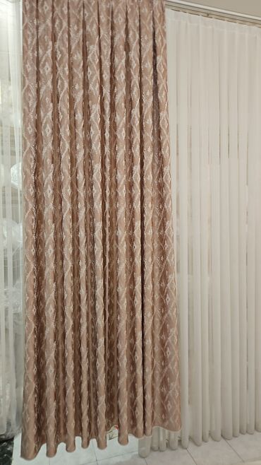 Pərdə və tüllər: Ağ rəngli tül pərdə parçası - Material: nazik, yüngül, şəffaf tül — 11