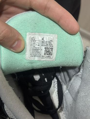 Кроссовки и спортивная обувь: Продаю б/у джордан 3 ОРИГИНАЛ ОРИГИНАЛ размер 43 без стелек шнурки — 8