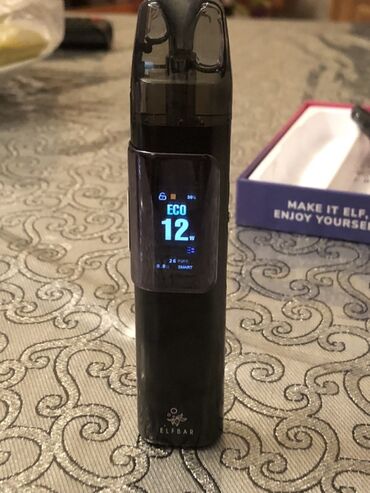 Qəlyan, vayp və aksesuarları: Məhsul: elf bar elfx pro – pod starter kit + elfliq nic salts (peach — 7
