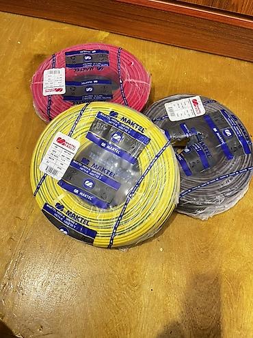 mis turba: MAKTEL elektrik kabelləri – orijinal qablaşdırmada rulonlar - Model — 3