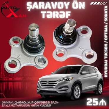 Top birləşmələri, Şarovoy: Sol ön, Hyundai Tucson.Sportage, 2004 il, Analoq, Yeni