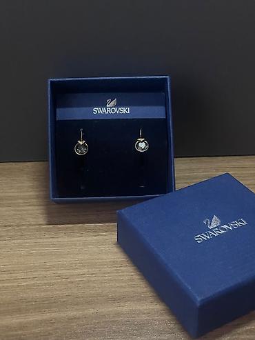 Aksesuarlar: Swarovski "Bella V Drop" Sırqalar Dizayn: Dairəvi kəsimli iri boz — 1