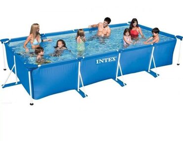 бассейн домашный: Бассейн Intex Rectangular Frame Pool предлагает вам не только