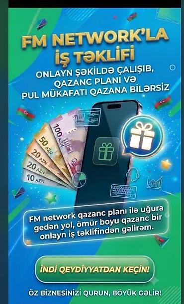 evden online is ilanlari: Promouter, Qadın, Təcrübəsiz — 1