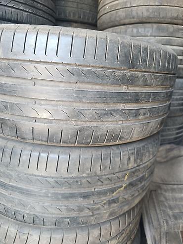 tayota funcargo: Шины 235 / 50 / R 18, Лето, Б/у, Пара, Легковые, Continental — 1
