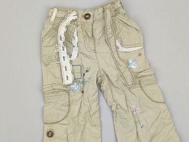 jeansowy kombinezon hm: Baby material trousers, 12-18 months, 80-86 cm, Next, condition - Good