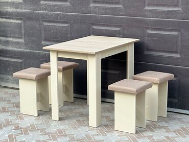 Masa və oturacaq dəstləri: Mətbəx üçün, Yeni, 4 stul — 3