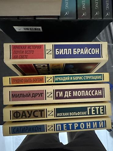 Цена за каждую. Набор из 5 книг (серия с унифицированным оформлением