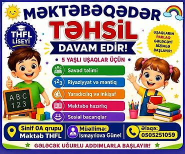 rus dili kurs: Məktəbəqədər və ibtidai sinif hazırlığı, Azərbaycan dili, Qrup — 1
