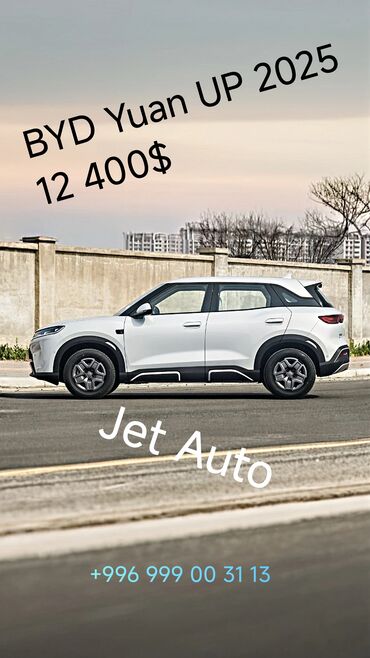 зарядное устройство для электромобилей: BYD Yuan UP 2025 – это компактный электрический кроссовер. Автомобиль