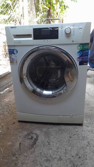 новые стиральные машины: Стиральная машина Beko, Б/у, Автомат, До 9 кг, Полноразмерная