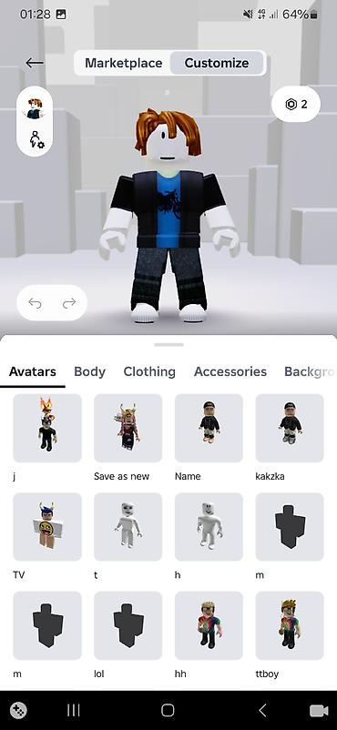 Комплекты одежды: Набор аватаров и одежды для Roblox (скриншоты из меню — 3