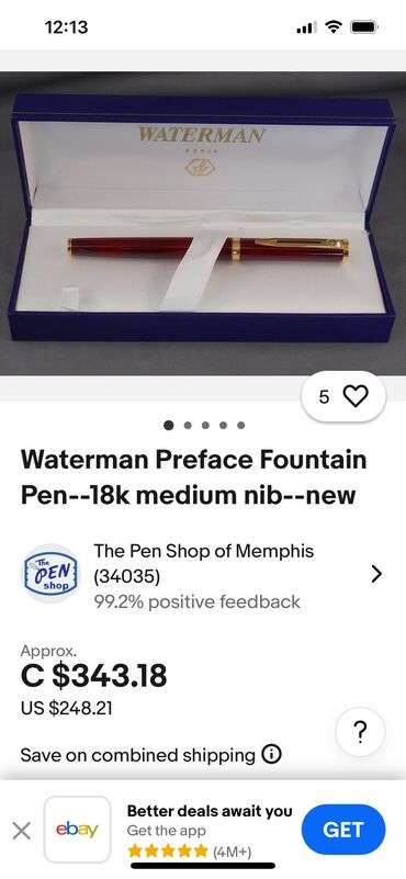 Ostali predmeti za umetnost i kolekcionarstvo: Waterman pen original Kupljena u nemacku tus ima jos pozlacena na lalafo.rs — 14 Ostali predmeti za umetnost i kolekcionarstvo: Waterman pen original Kupljena u nemacku tus ima jos pozlacena — 14