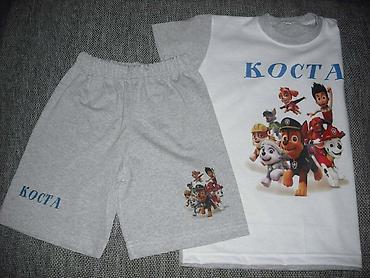 Kompleti: Deciji sorc i majca a moze da bude i kratka pidzama Vel 2-12 Cena 2200 — 26