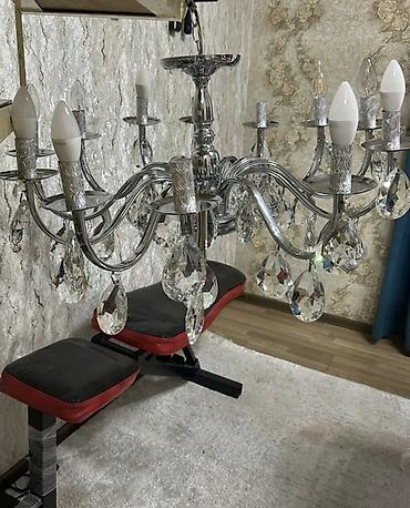 led lyustralar: Çılçıraq, 8 lampa, Metal — 3