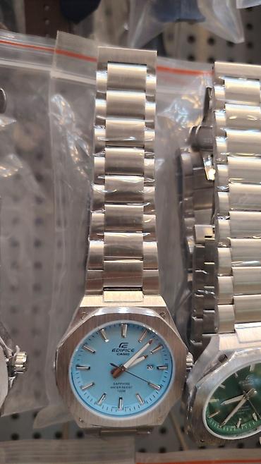 smar saat: Casio Edifice kişi qol saatları - Korpus və qolbaq: tam polad — 3