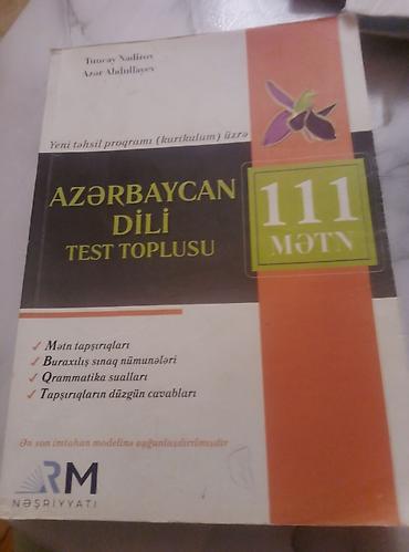 111 mətn qiyməti: Məhsul: “Azərbaycan dili – Test Toplusu (111 mətn)” kitabı Təsvir: - — 1