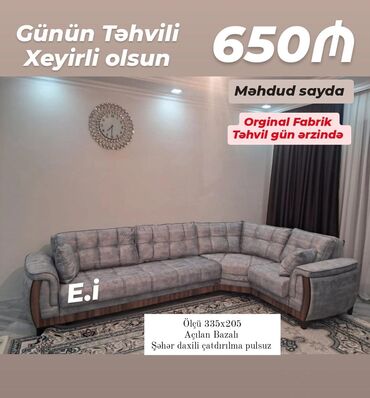 Çarpayılar: Künc divan, Yeni, Açılan, Bazalı, Parça, Şəhərdaxili pulsuz çatdırılma