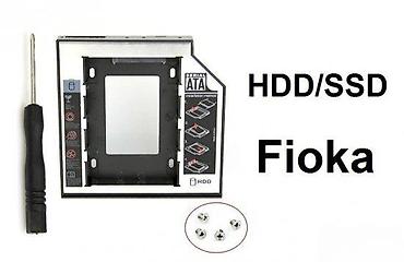 univerzalne multimedije: HDD/SSD fioka (Caddy) za ugradnju u mesto optičkog drajva u laptopu - — 1
