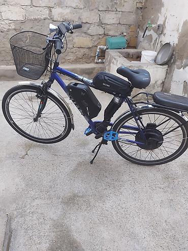 motorlu velosipedlər: İşlənmiş Elektrik velosipedi Stels, 28", sürətlərin sayı: 7, 750 < Vt, Ünvandan götürmə — 1
