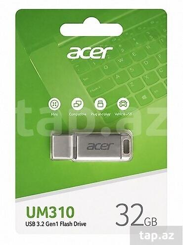 cepis eti: Acer UM310 USB 3.2 Gen1 Flash Drive – 32 GB Original Oxuma sürəti - — 1