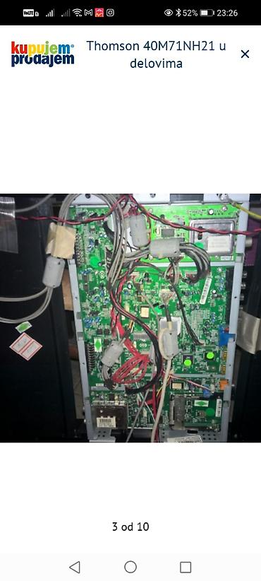 Televizori: Thomson 40M71NH21 – delovi za TV Dostupne ploče i moduli: - Jska LCD — 4