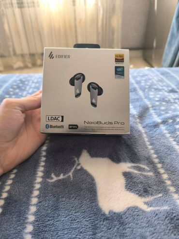 Qulaqcıqlar: Simsiz (Bluetooth) Qulaqcıqlar, Edifier, rəng - Boz — 1