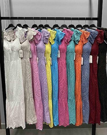 prelepo: Letnja midi haljina sa čipkanim izrezima (broderie anglaise) – više — 6