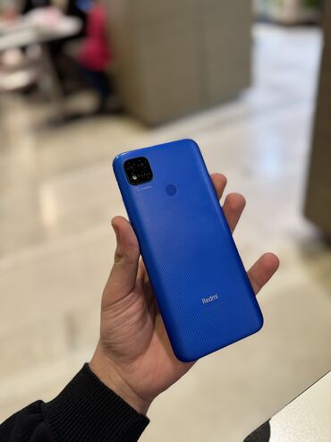 Xiaomi: Xiaomi Redmi 9C, 32 GB, rəng - Mavi, 
 Sensor, Barmaq izi, İki sim kartlı