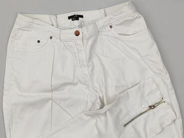 spodnie calvin klein damskie: H&M, Material trousers for women, size M