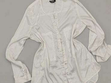 białe bluzki bufiaste rękawy: Bluzka Damska, S, stan - Dobry