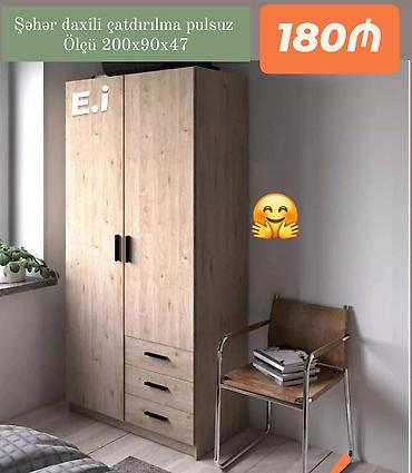 Dolablar: Dolab yeni qarderob paltar dolabı güzgüsüz 2 qapılı — 1