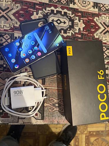Poco: Poco F6, 512 GB, rəng - Gümüşü, Sensor — 10