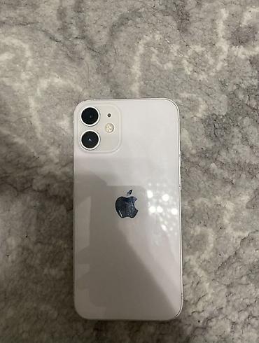 a 12: IPhone 12 mini, Б/у, 128 ГБ, Белый, Защитное стекло, Чехол — 1