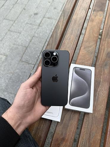 Apple iPhone: IPhone 15 Pro, 256 GB, Qara, Face ID — 15