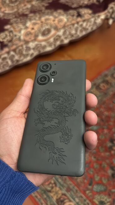 iphone arxa şüşə: Xiaomi Redmi Note 12 Turbo, 256 GB, rəng - Qara, 
 Barmaq izi, Face ID