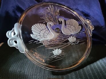 Ostalo posuđe: Plato za torte,kolace Walther,pun rad 70,80te.godine. Plato pun — 2