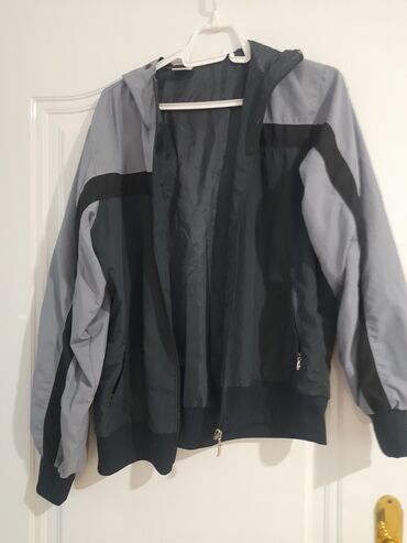 vuneni kaputi muski: Windbreaker, L (EU 52), Nike, color - Grey