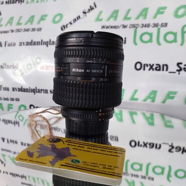 Digər foto və video aksesuarları: Nicon 24-85 F2.8 Makro.
Orxan_Şəki