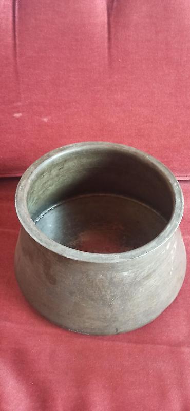 iran peci işləmiş: Qazan, rəng - Boz, Mis, 24 sm — 2