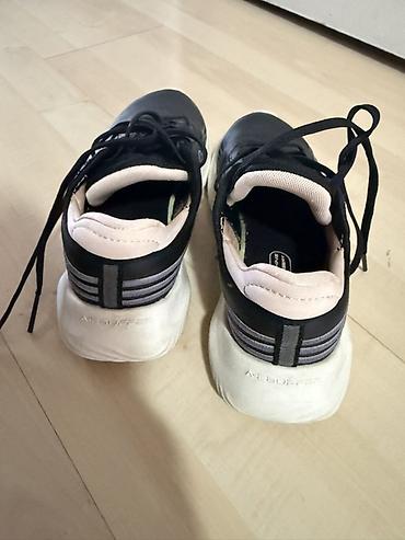 yeezy foam runner: Кроссовки спортивные, мужские/унисекс. - Цвет: черный верх, белая — 3