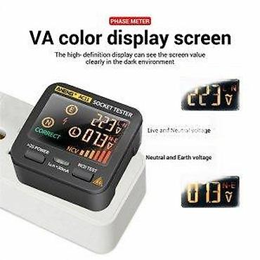 Multimetri: ANENG AC11 – digitalni tester utičnica - Višenamenski tester za brzu — 6