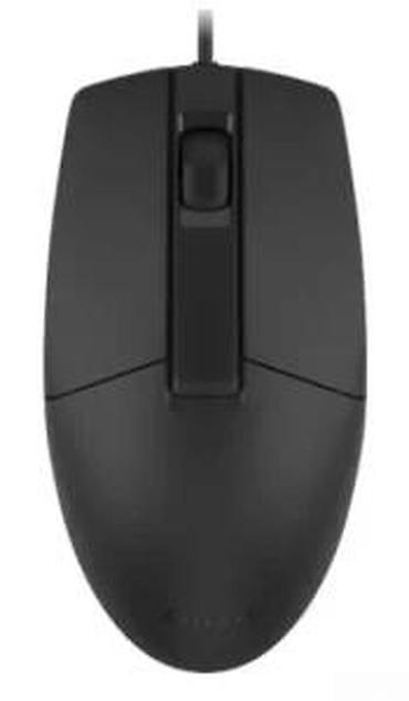 Kompjuterski miševi: Žičani optički miš A4Tech (crni) - Ergonomski simetričan dizajn — 13