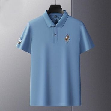 Polo köynək, XL (EU 42), rəng - Göy