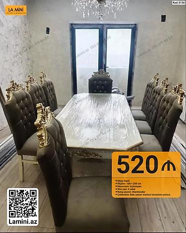 Masa Dəsti – Kod: 3156 - Ölçü: 100 × 200 sm - Mexanizm: Açılmayan - lalafo.az -da Masa Dəsti – Kod: 3156 - Ölçü: 100 × 200 sm - Mexanizm: Açılmayan -