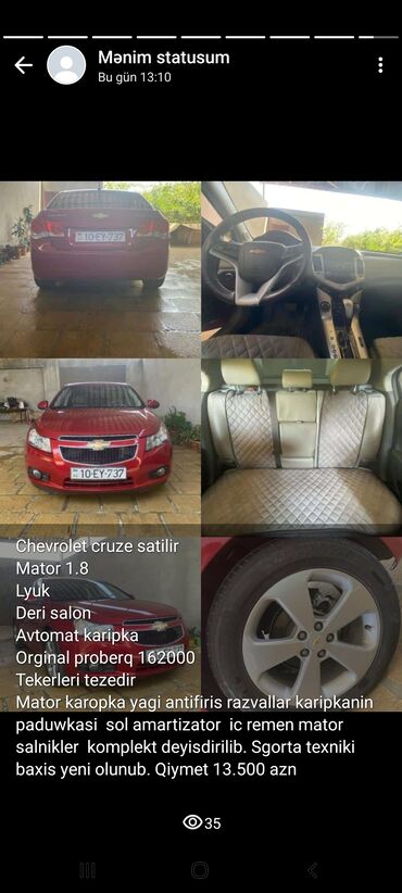 chevrolet impala baku: Qiymet 13.500 real aliciya endrmde var