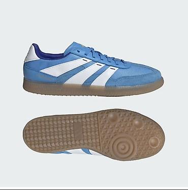 футбольный красовка: Мужские кроссовки, 41.5, 42, 42.5, Adidas, Новый, цвет - Голубой, Самовывоз, Платная доставка — 1